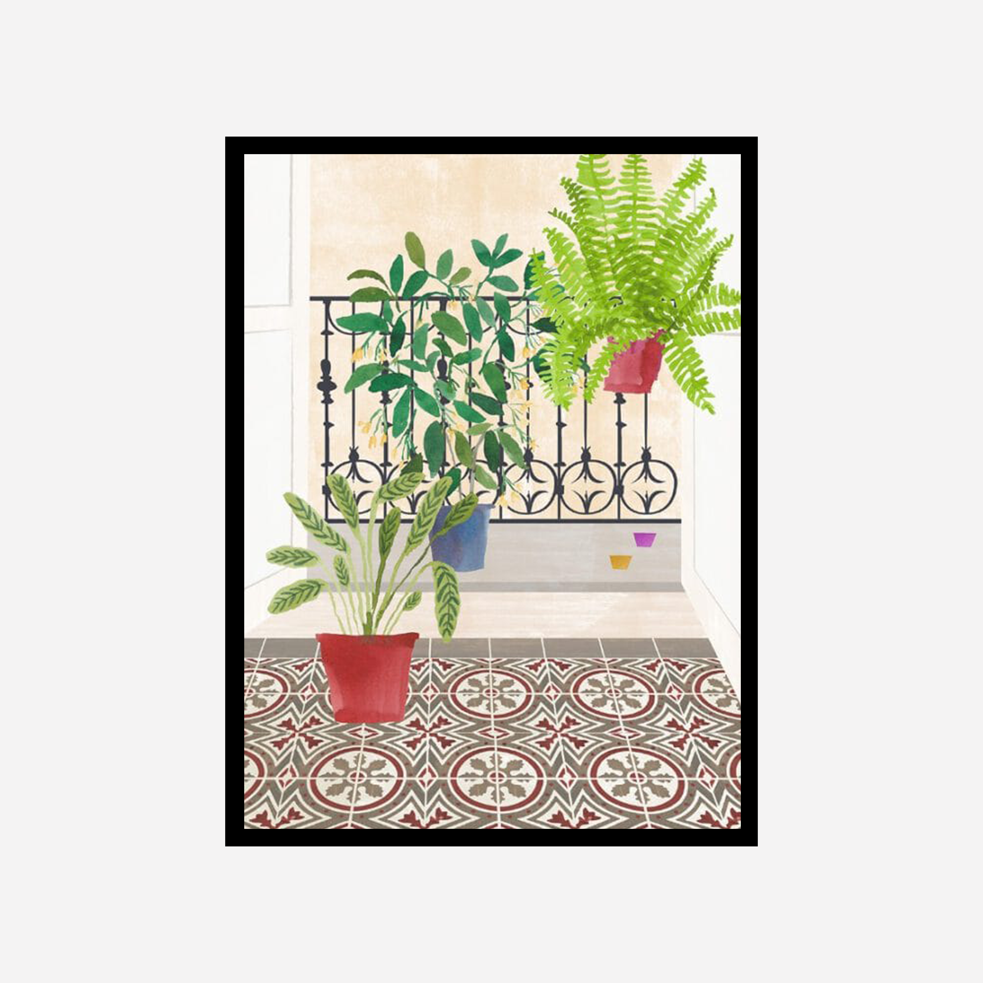 Habitación Lámina Art Print