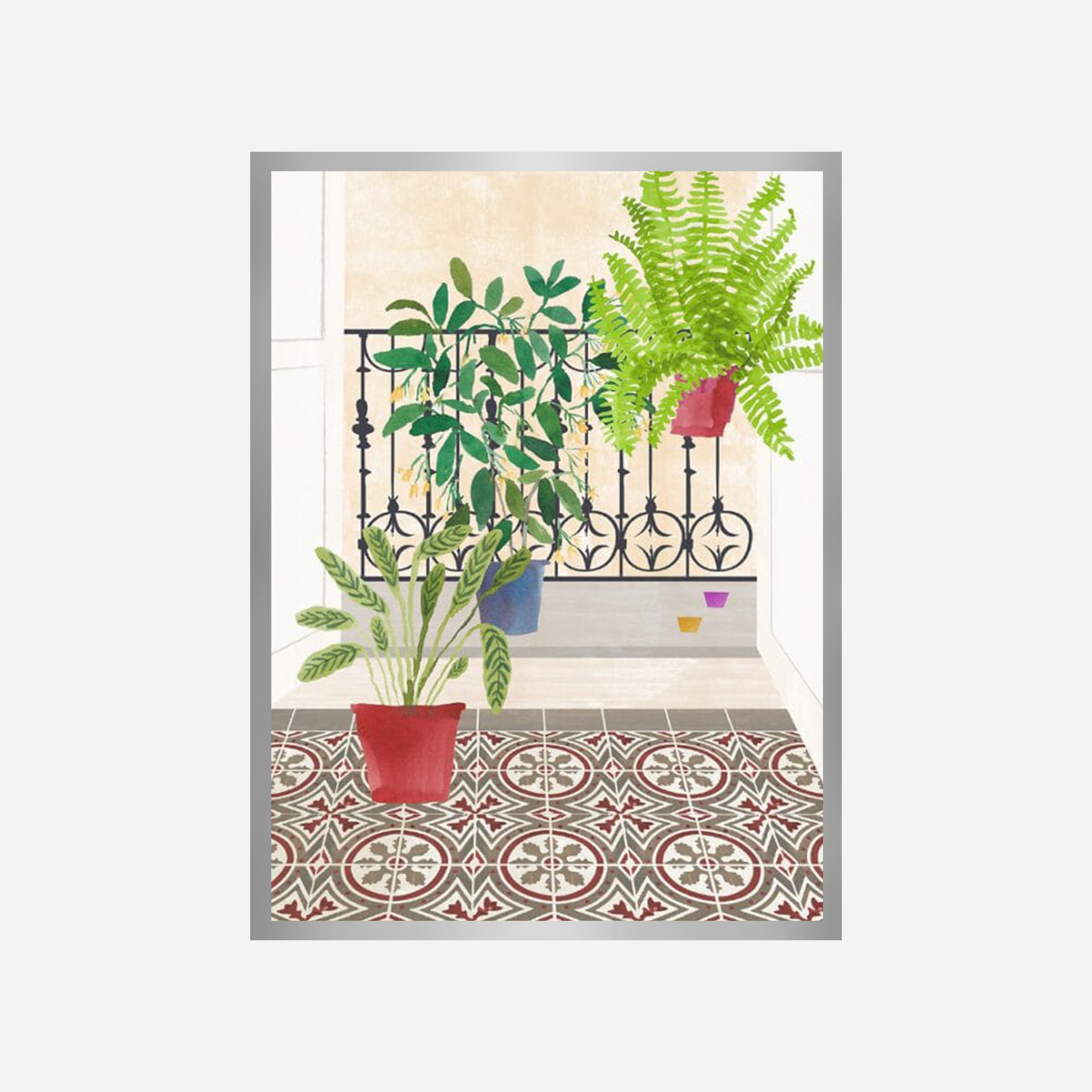 Habitación Lámina Art Print