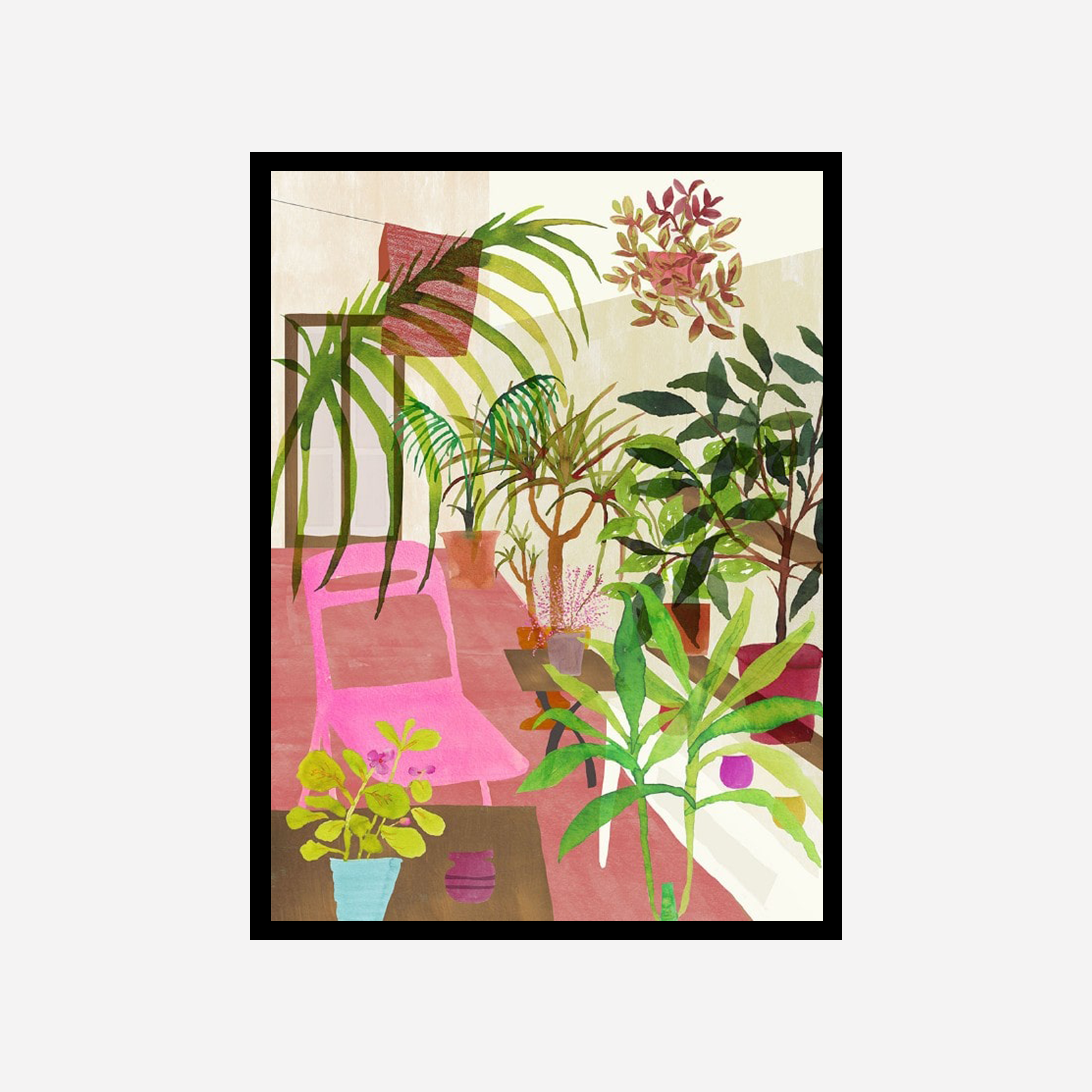 Patio Lámina Art Print