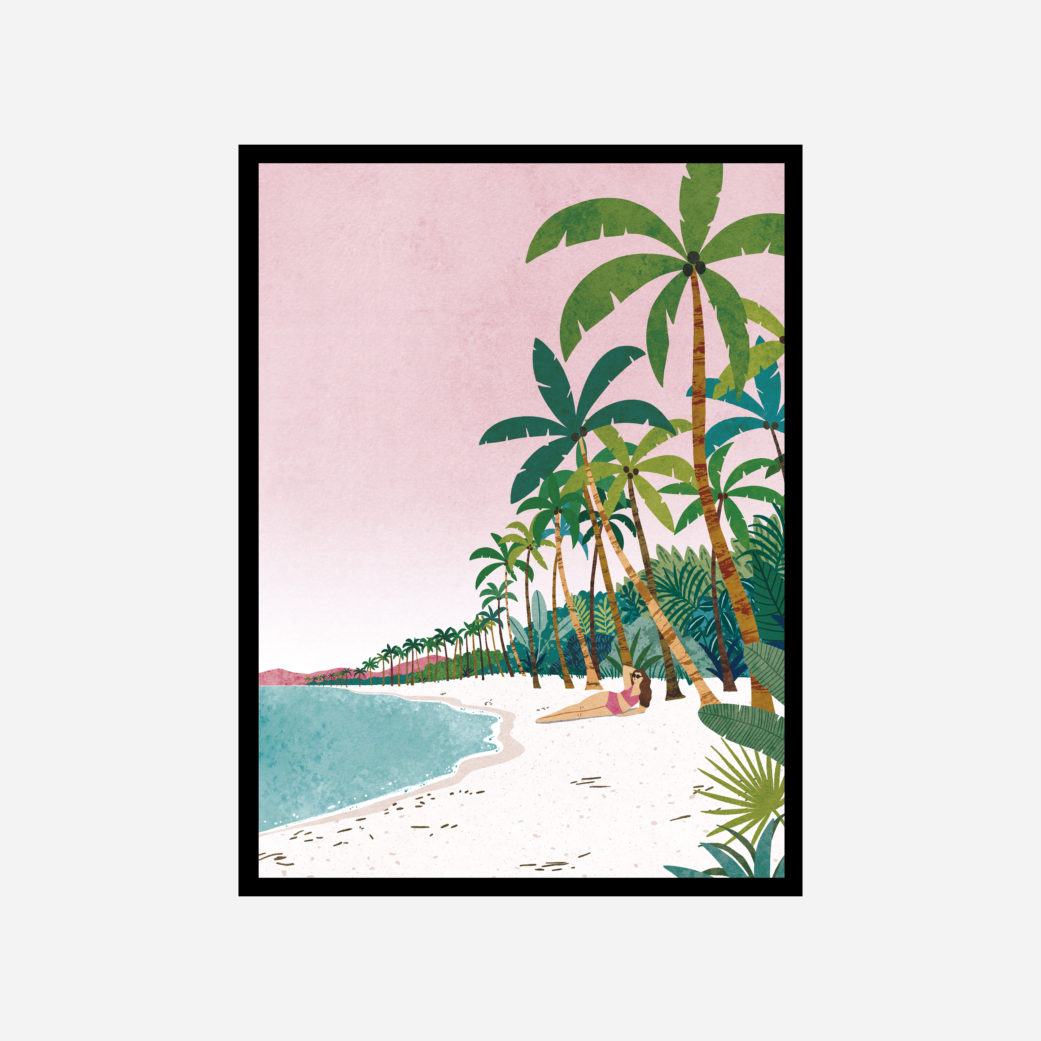 Beach Vibes Art Print