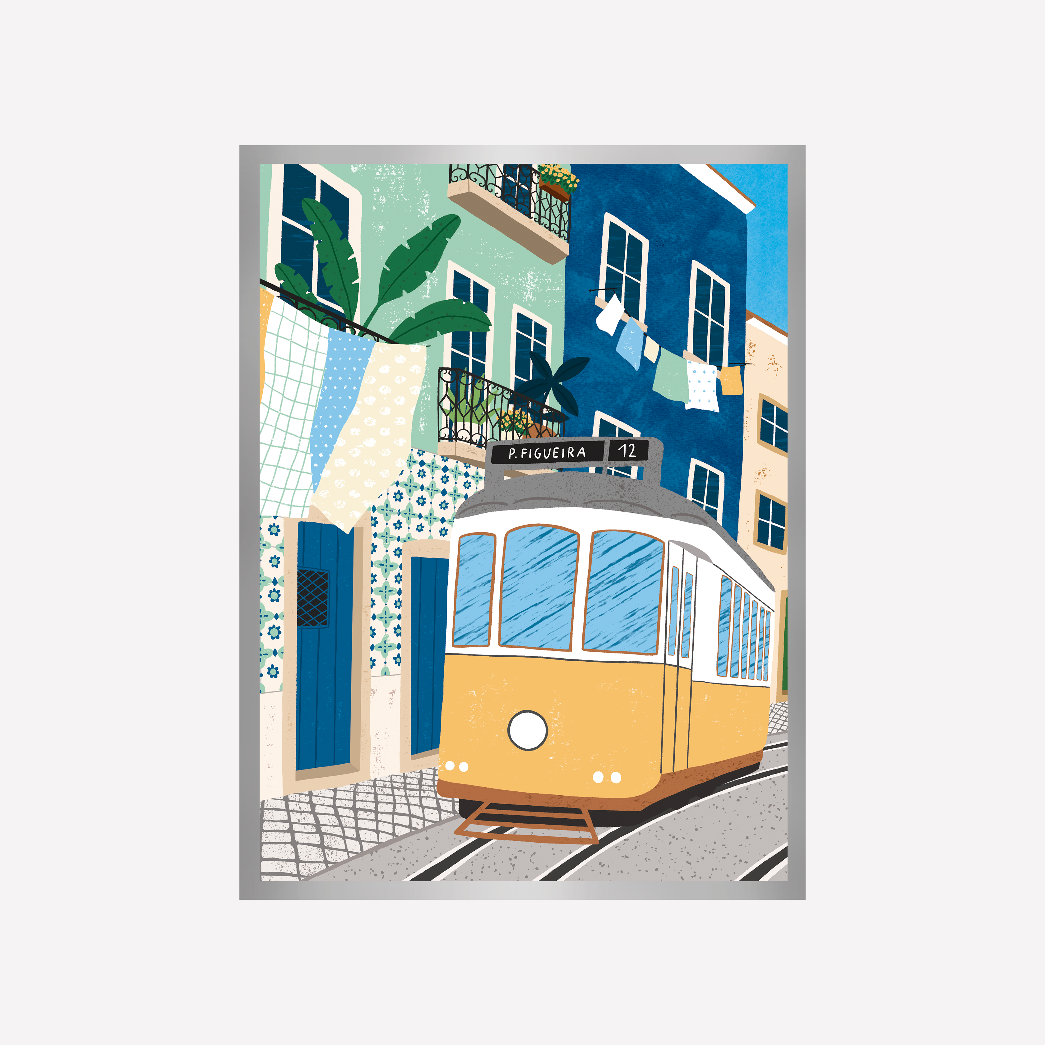 Lisbon Tram Art Print