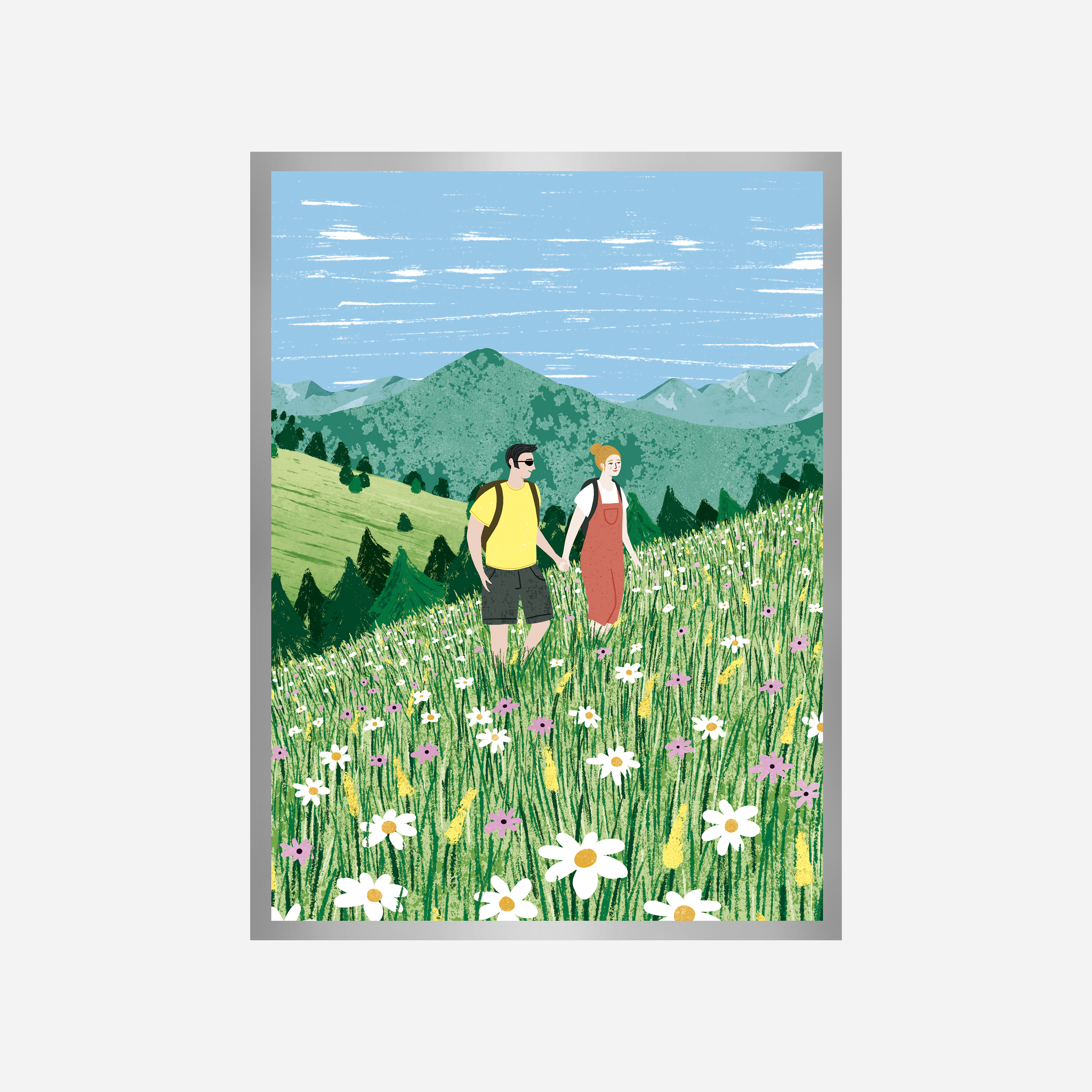 Mountains Art Print