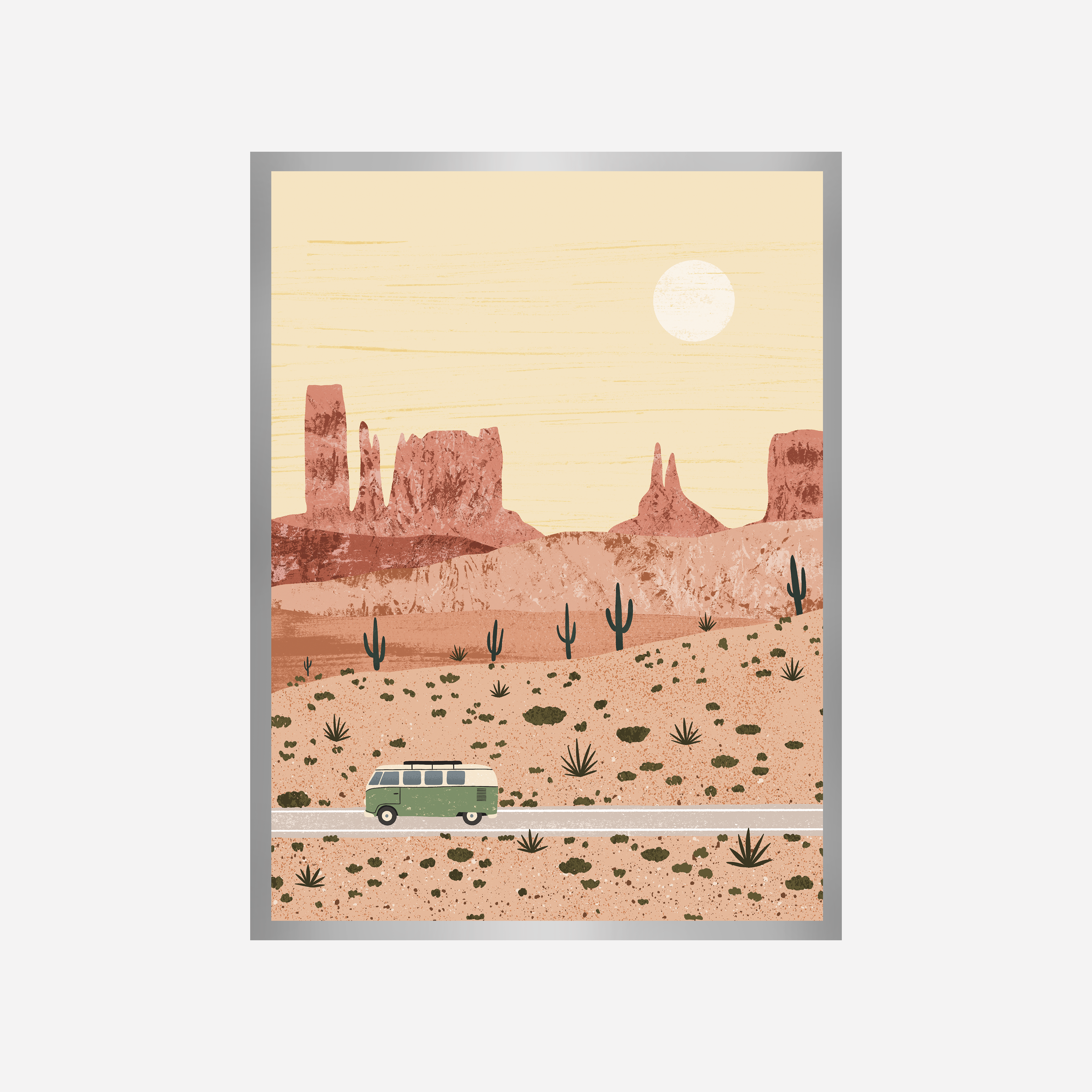 On The Road Art Print