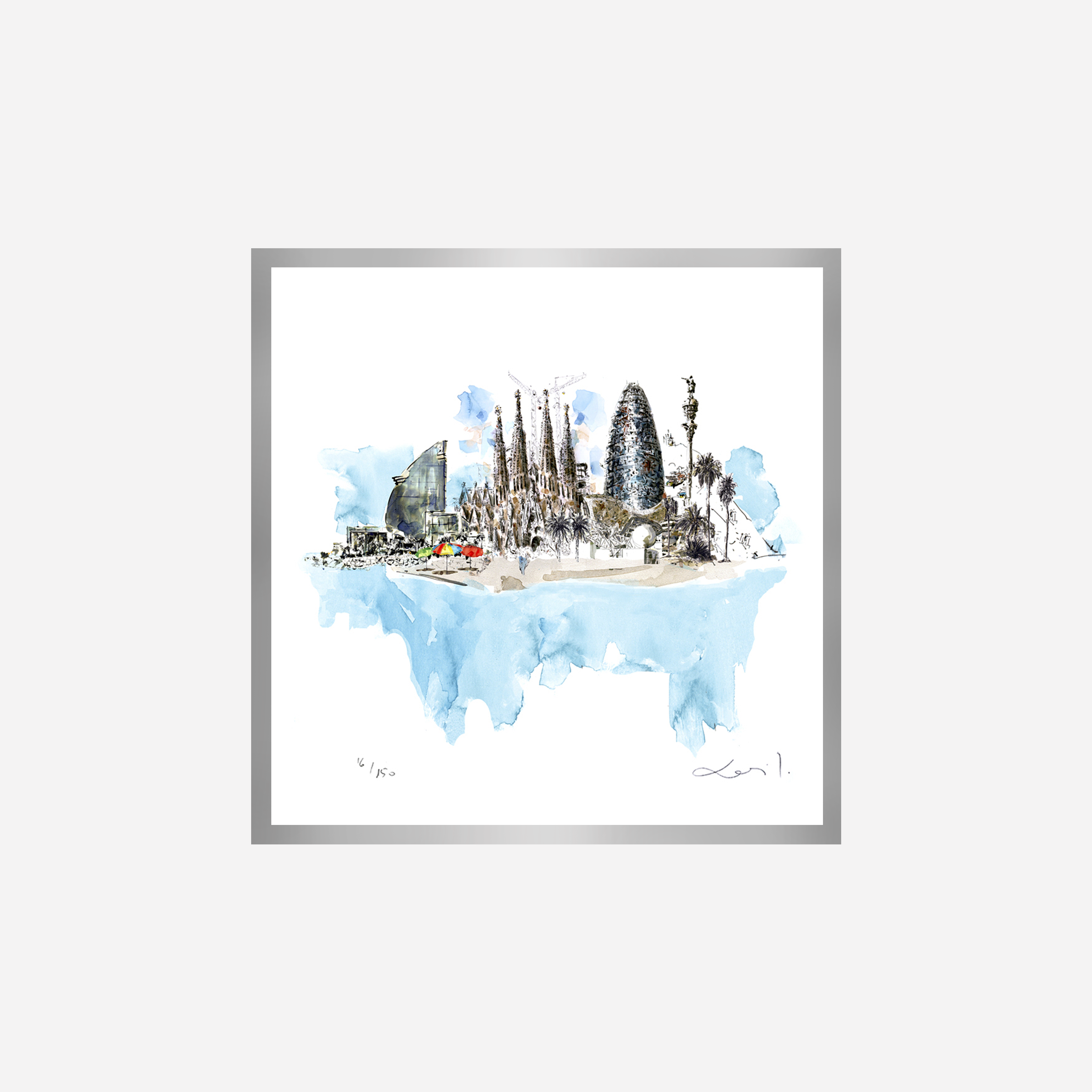 Barcelona Dream Art Print